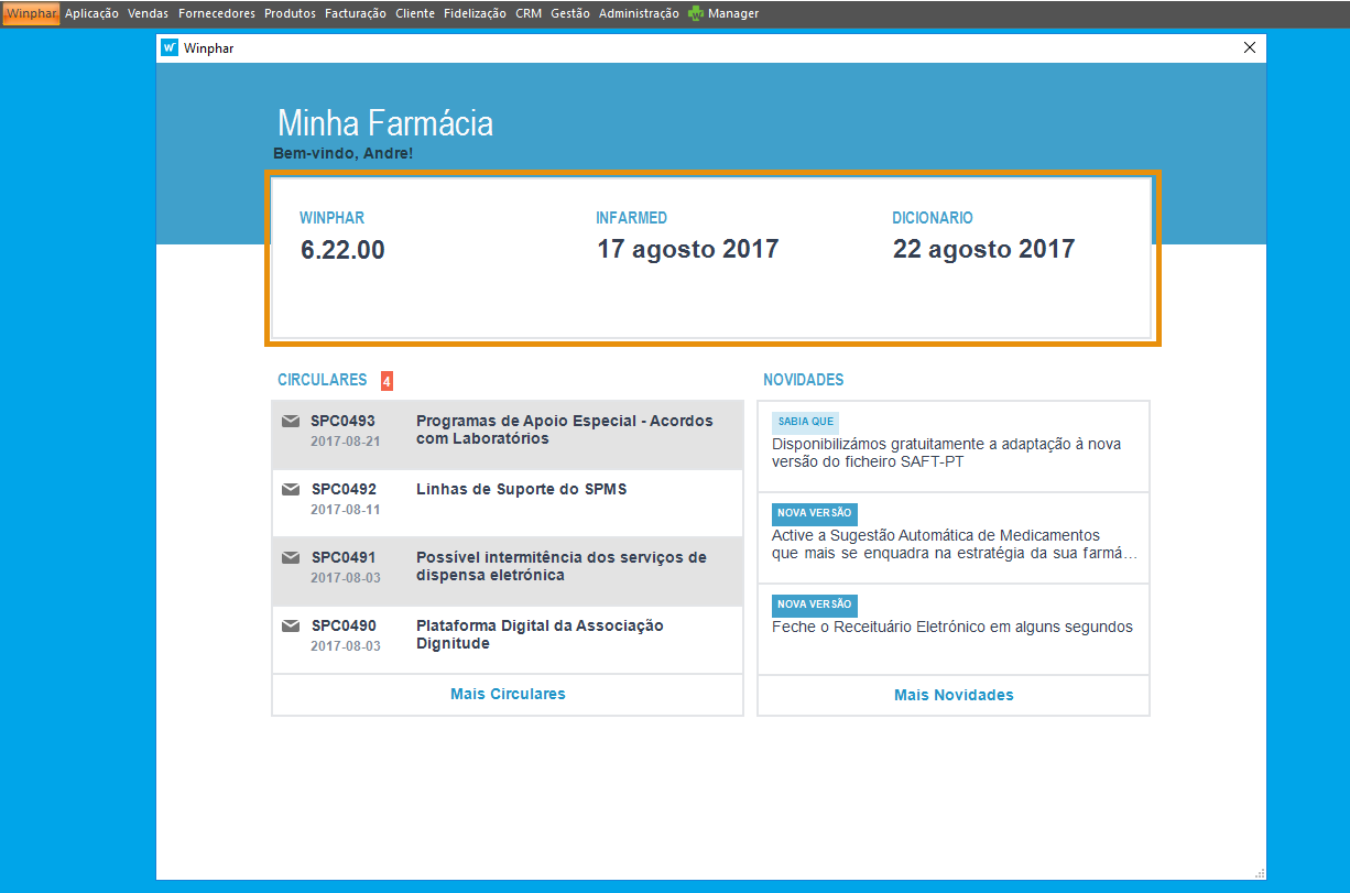 homepage_versões